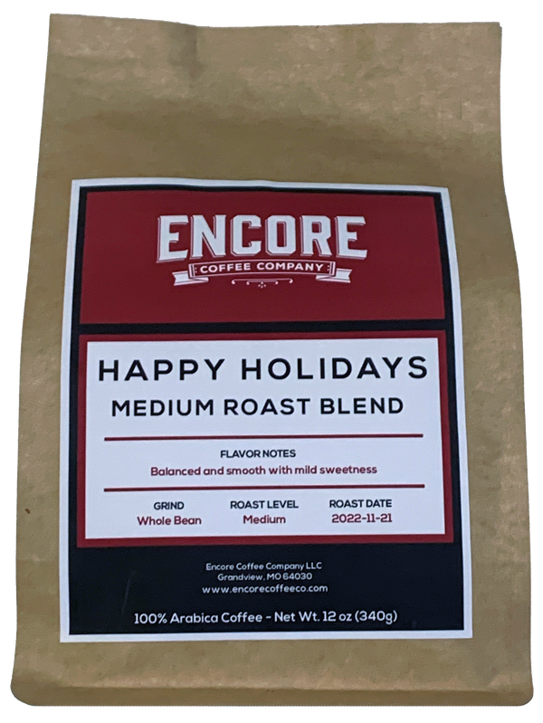 Happy Holidays Blend Encore Coffee Company